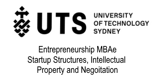 Brian Dorricott is lecture on Masters of Entreprenreurship at UTS